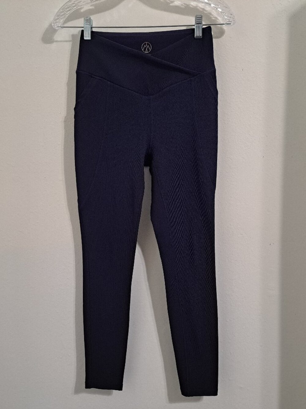 Move Theory Juniors Skinny Leggings Color Blue Size S